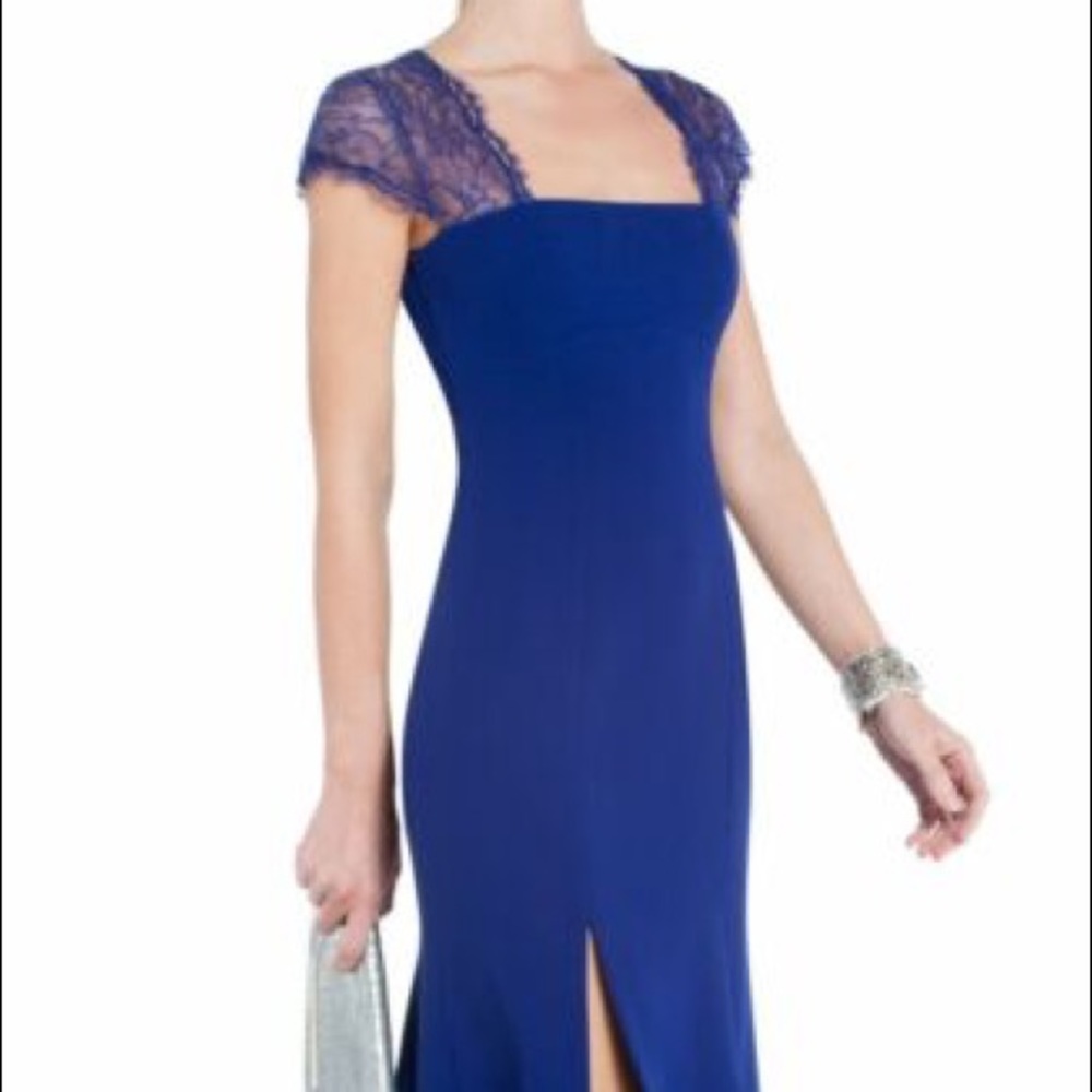 BCBG cobalt blue gown